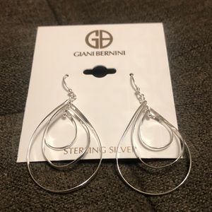NWT Sterling Silver Giani Bernini Earrings